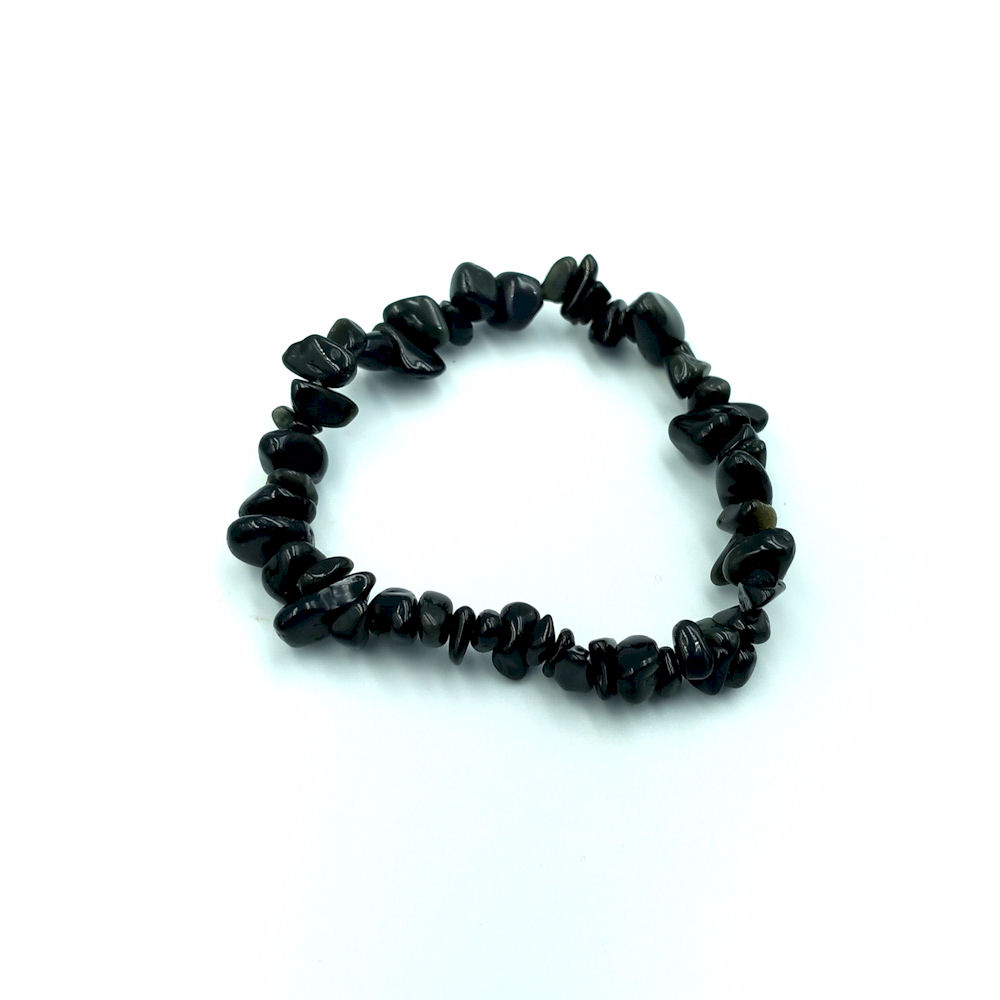 Obsidian bracelet chips
